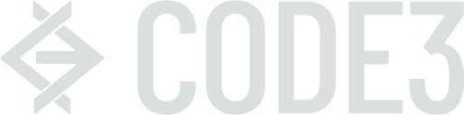 Code3 logo — Brilliantly Wrong client